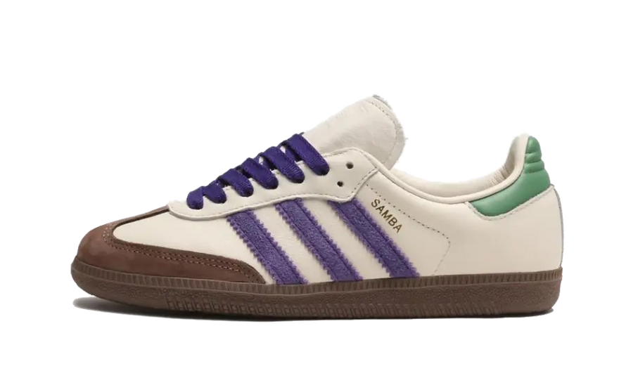 Adidas Samba Og Collegiate Purple Preloved Green: retrostijl die de blikken vangt
