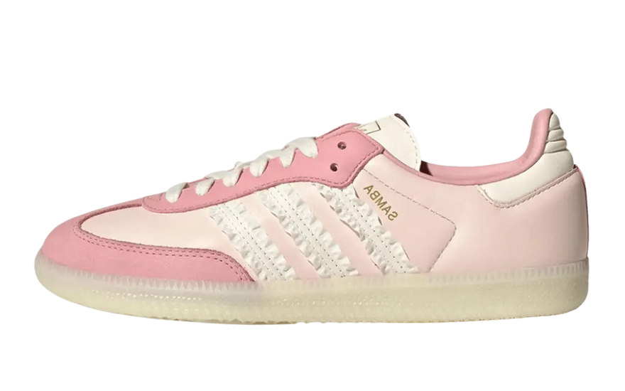 Adidas Samba Ruffle Stripes Pack Wonder Mauve: the Samba reinvented with ruffles