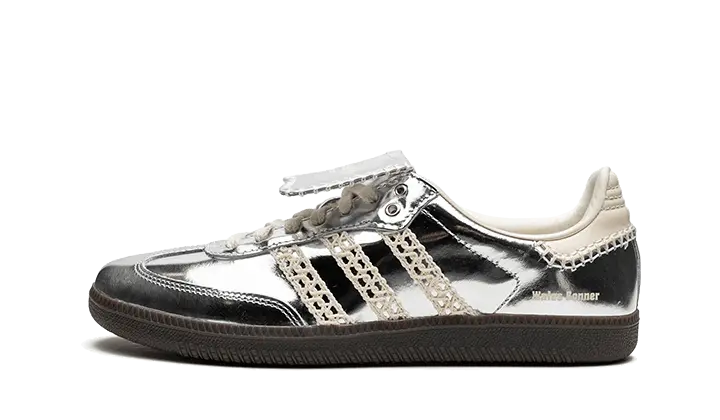 Adidas Samba Wales Bonner Silver: Premium leather silver sneakers