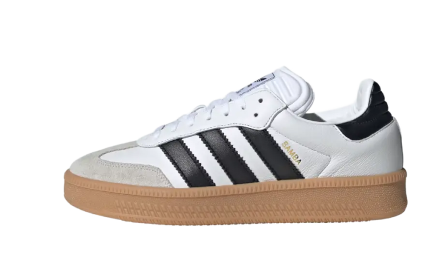 Adidas Samba XLG White Black Gum: Retro tenisky bílé a černé barvy s gumovou podrážkou