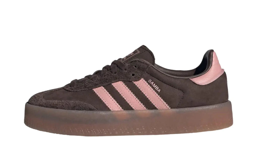 Adidas Sambae Dark Brown Mauve: vintage shoes with style and comfort