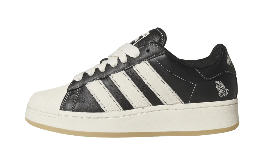 Adidas Superstar XLG DIOS Black Cream White: el shell toe de Houston con bolsillo secreto