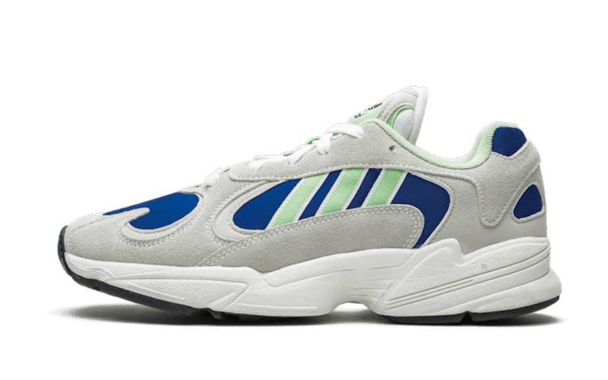 Adidas Yung 1 Glow Green Royal: la dad shoe neón que revive el runner noventero
