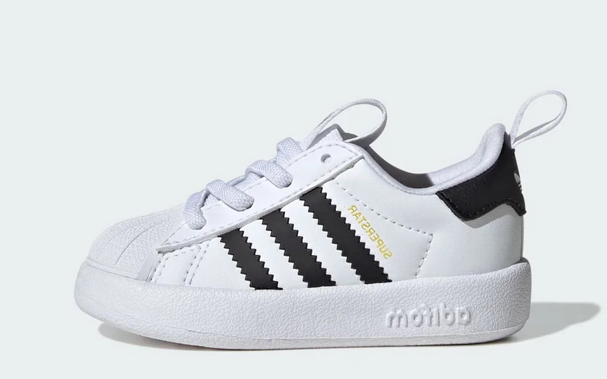 Adidas adiFOM Superstar 360 White Black Gold Metallic (TD): la Superstar que tu peque se pone solo
