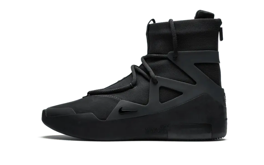 Nike Air Fear of God 1 Triple Black: minimalistische elegantie en Zoom Air demping