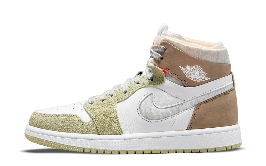 Air Jordan 1 High Zoom Air CMFT Olive Aura: comodidad Zoom y estilo urbano que necesitas