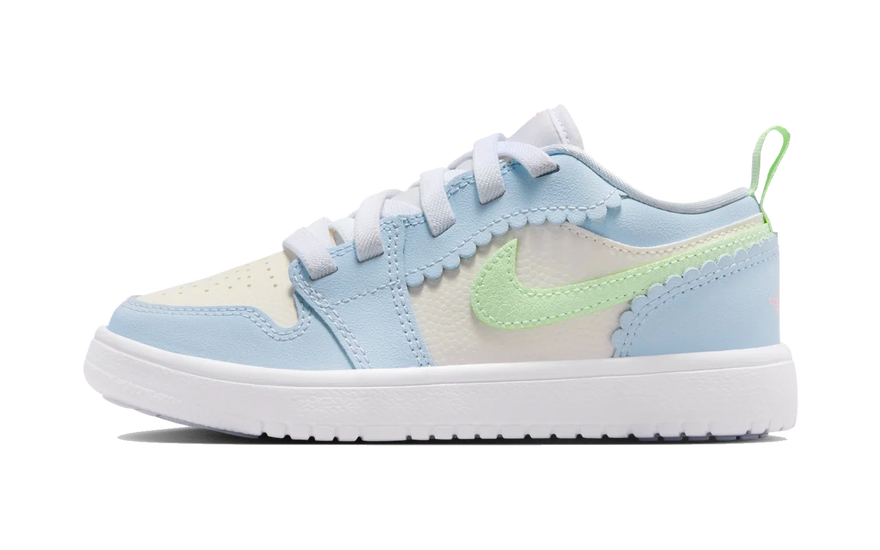 Air Jordan 1 Low ALT SE Half Blue Sail Vapor Green (PS): la guía completa para 2026