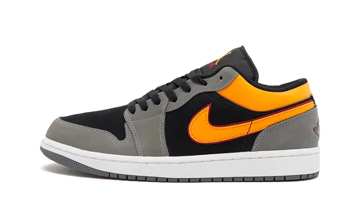 Air Jordan 1 Low Černá Živá Oranžová: Městské boty s stylem a pohodlím