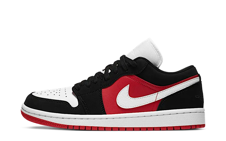Air Jordan 1 Low Black White Gym Red : le classique qui transforme ton style citadin
