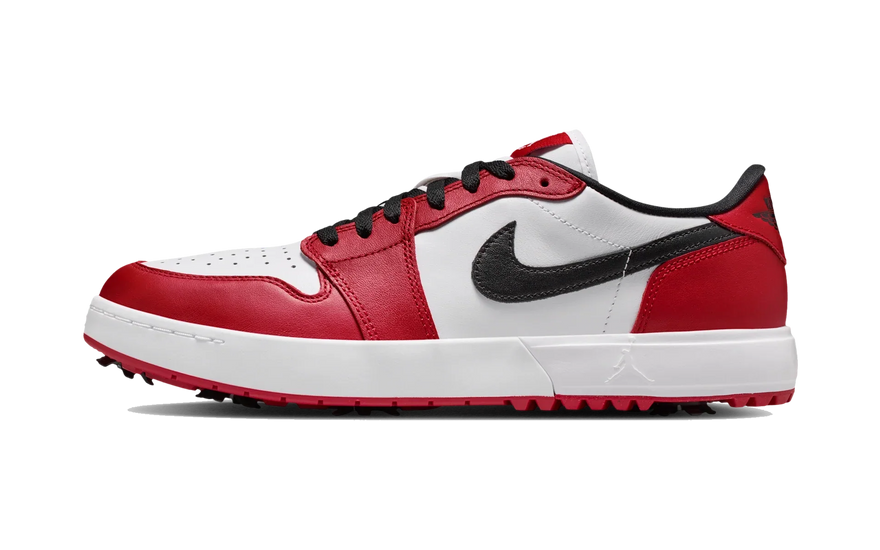 Air Jordan 1 Low Golf Spiked Varsity Red White Black: el clásico de 1985 que ahora pisa el green