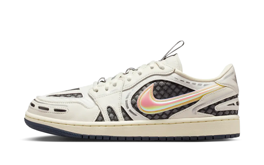 Air Jordan 1 Low Méthode de Fabrication V3 Voile Lait de Noix de Coco — Style frais et raffiné
