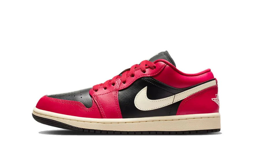 Air Jordan 1 Low Mystic Hibiscus Černá (D) — nízký střih s ibiškem a městským stylem