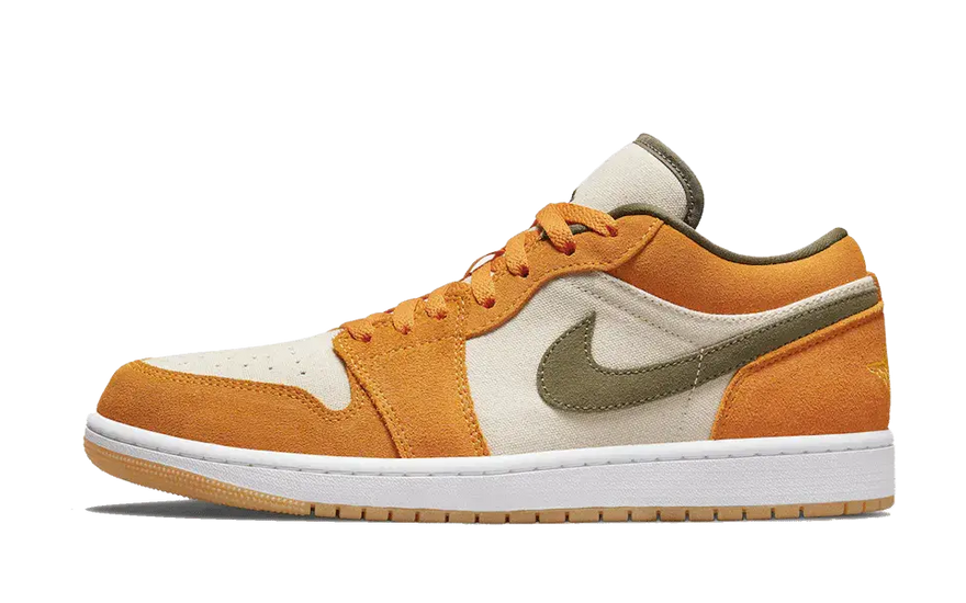 Air Jordan 1 Low Orange Olive: de oranje toets die jouw stijl nodig heeft