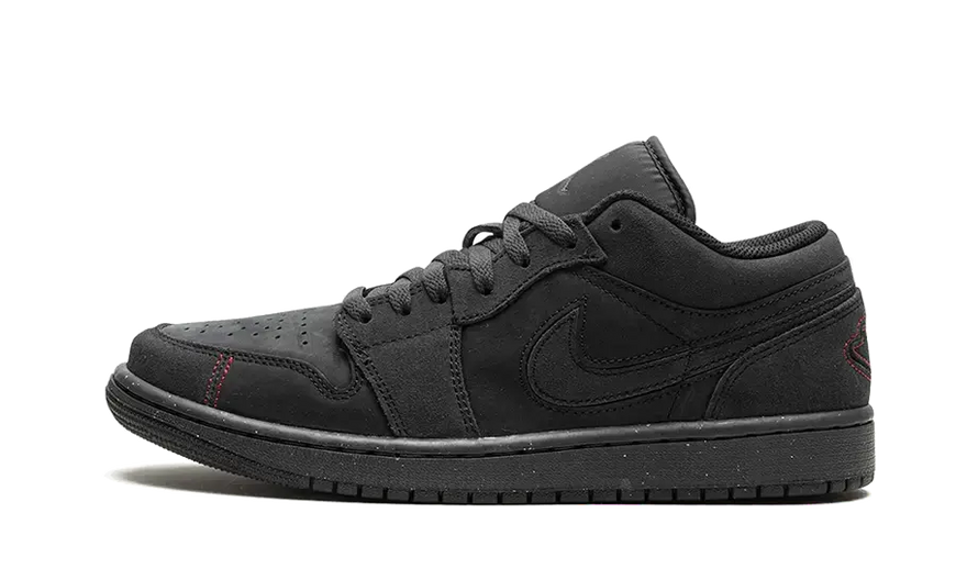 Air Jordan 1 Low SE Craft Grey Red: Cinzento artesanal e vermelho vibrante para o teu estilo urbano