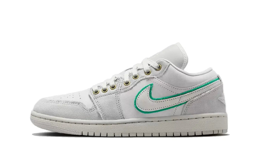 Air Jordan 1 Low SE Distressed Light Smoke Grey (W) — Vintage-Stil und Bequemlichkeit