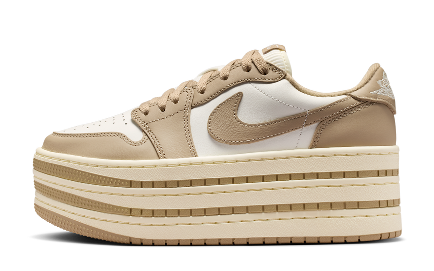 Air Jordan 1 Low Triple Stack Khaki Sail: eleva tu street style al instante