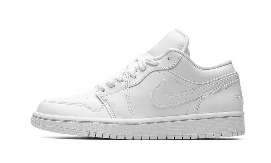 Air Jordan 1 Low Triple White Patent Swoosh (2022): el blanco que eleva tu estilo