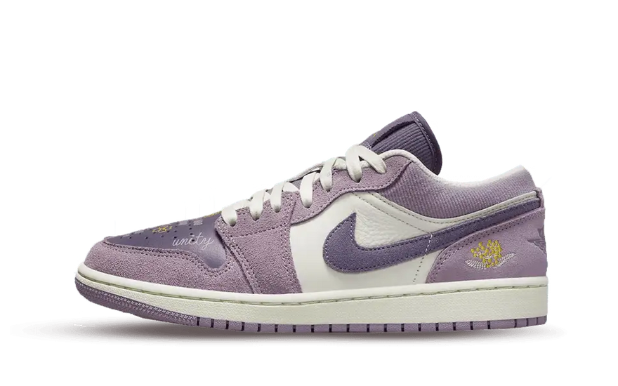 Air Jordan 1 Low Unity - Zapatilla blanca para mujer con estilo urbano