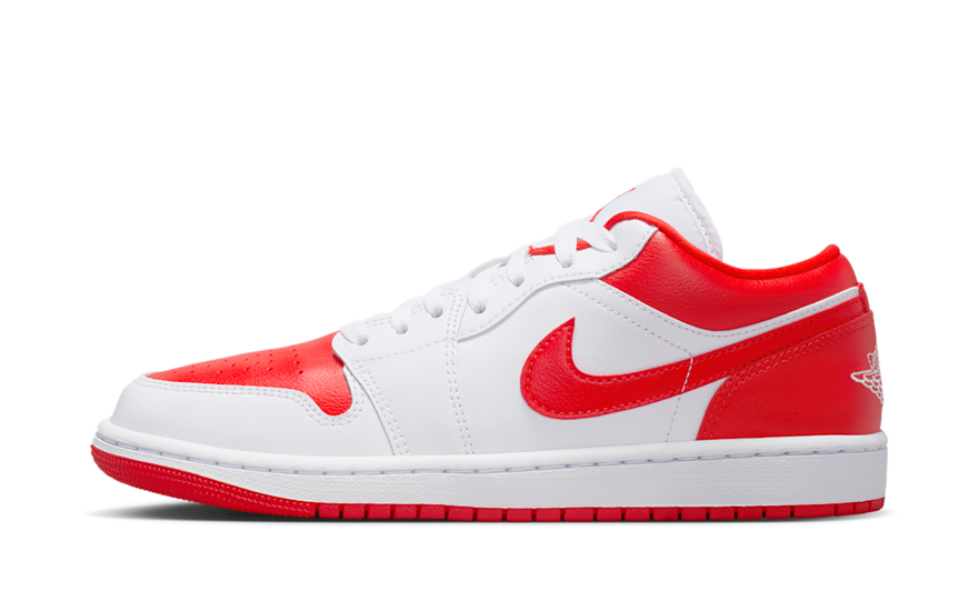 Air Jordan 1 Low White Chile Red: la low-top que transforma tu look urbano