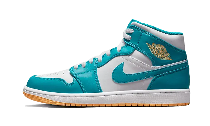 Air Jordan 1 Mid Aquatone — Estilo vibrante y comodidad urbana