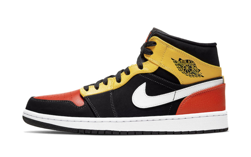 Air Jordan 1 Mid Black Amarillo Orange: la review completa del contraste más eléctrico del Jordan 1