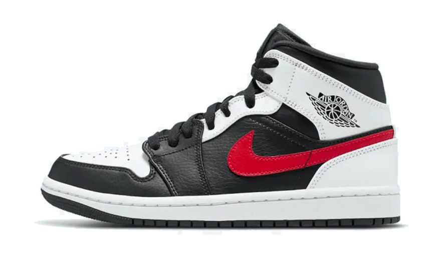Air Jordan 1 Mid Black Chile Red White — El must de la temporada para streetwear