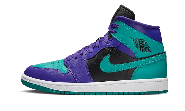 Air Jordan 1 Mid Black Grape: el must urbano en negro y purpura