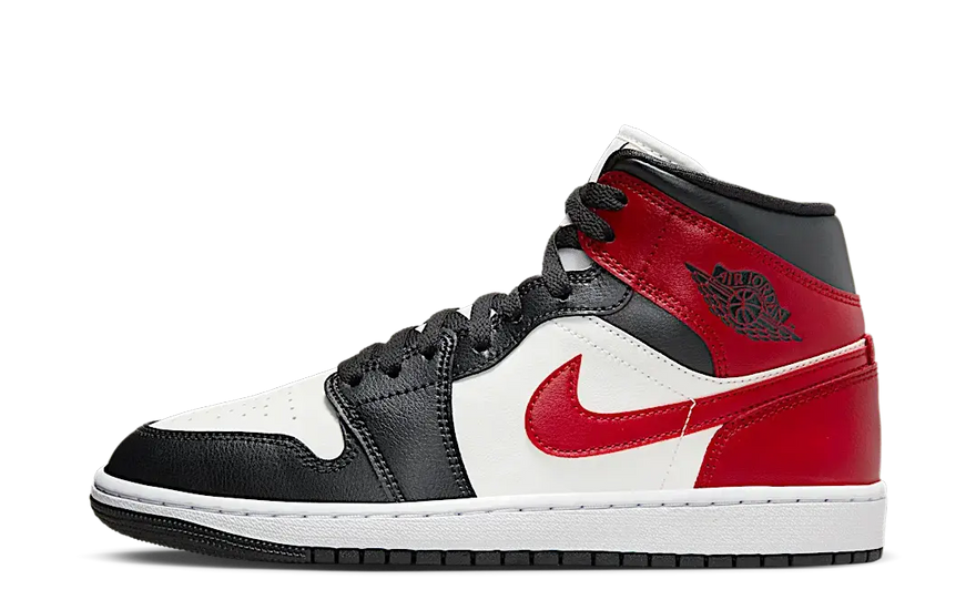 Air Jordan 1 Mid Gym Red Off Noir: el clásico que reinventa tu estilo