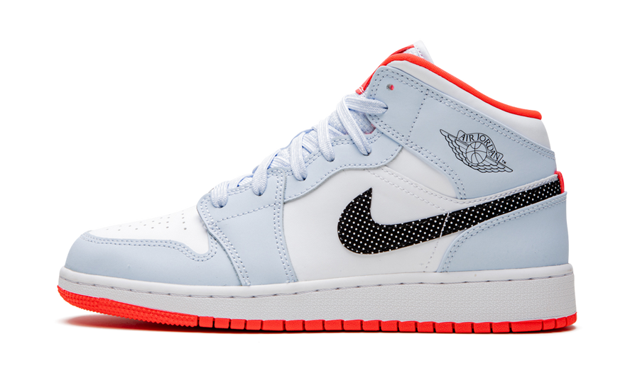 Air Jordan 1 Mid Half Blue Polka Dot Swoosh: la silueta retro que rompe el molde en 2026