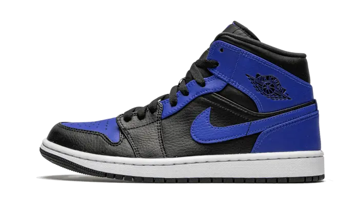 Air Jordan 1 Mid Hyper Royal Tumbled Leather - Klasyka na nowo w niebieskim kolorze