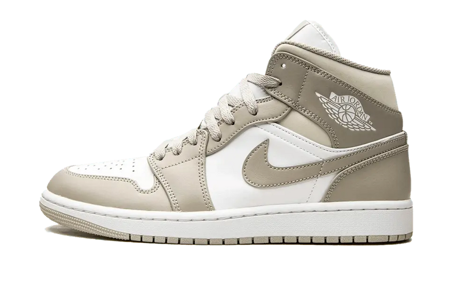 Air Jordan 1 Mid Linen: het onmisbare en suède voor stedelijke stijlen