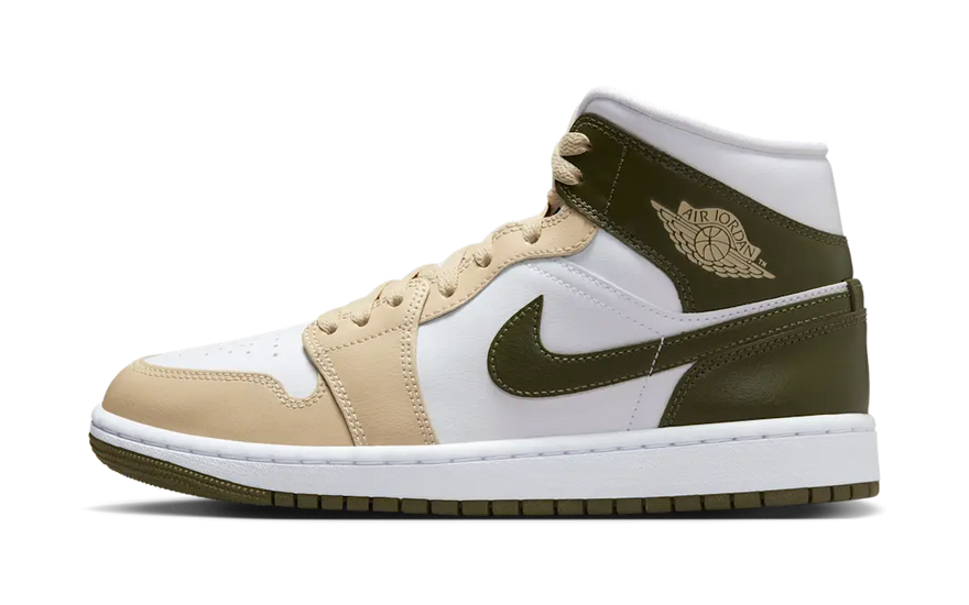 Air Jordan 1 Mid Military Drab: Reinventa tu estilo urbano con verde militar