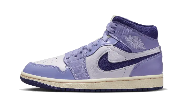 Air Jordan 1 Mid Lila Chenille: der lilafarbene Schuh, der deinen Stil verwandelt