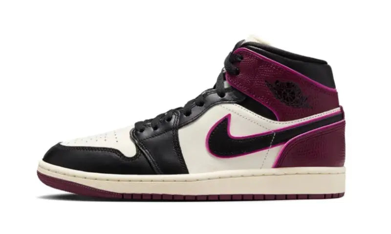 Air Jordan 1 Mid SE Bordeaux: stil burgund care îți înalță ținuta