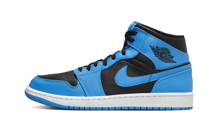 Air Jordan 1 Mid University Blue Black: Den klassiske bysko, du har brug for