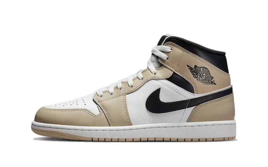Air Jordan 1 Mid White Rattan — Blanco, Rattan y Estilo Urbano Imprescindible