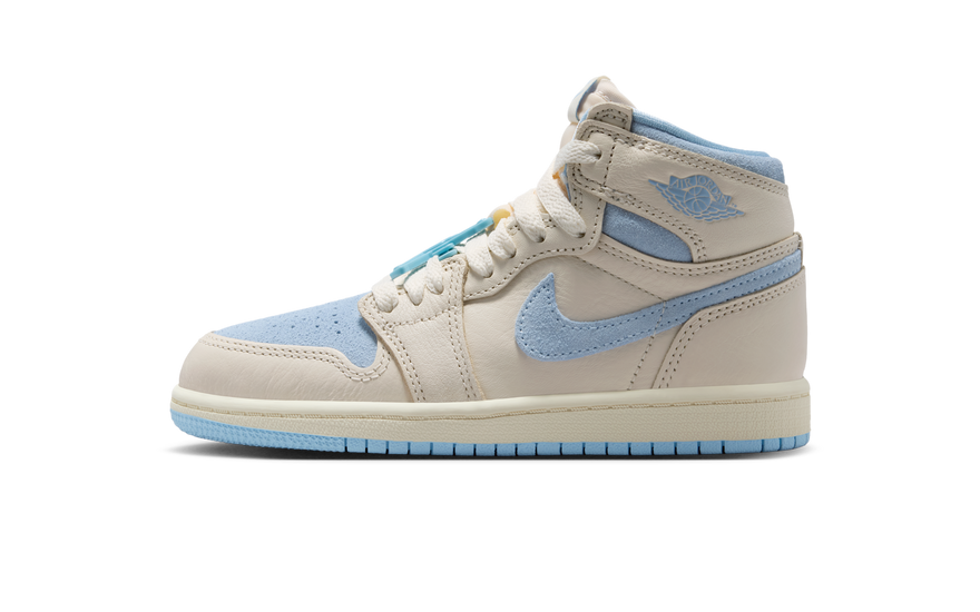 Air Jordan 1 Retro High OG Pale Ivory Psychic Blue (PS) — estilo icónico y confort diario