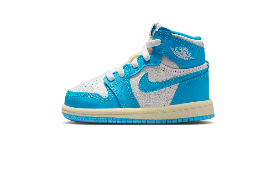 Air Jordan 1 Retro High OG UNC Reimagined (TD): el clásico envejecido que arrasa en tallas bebé