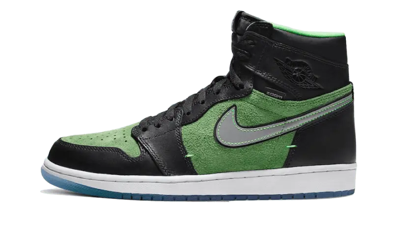 Air Jordan 1 Retro High Zoom Black Green — El clásico renovado que debes tener