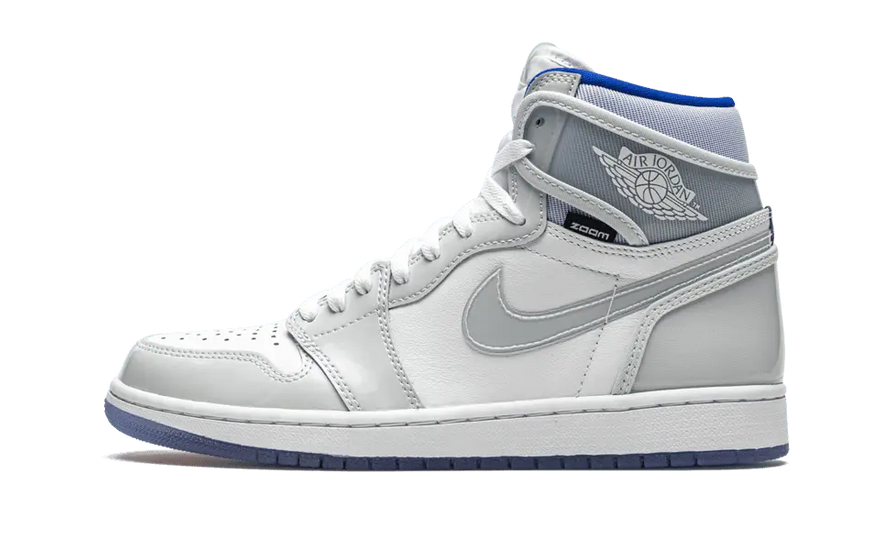 Air Jordan 1 Retro High Zoom Branco Azul Corrida: o AJ1 com Zoom que precisas