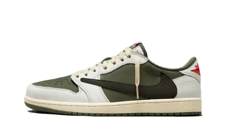 Air Jordan 1 Retro Low OG SP Travis Scott Mellem Oliven — Den uundværlige lave model inden for gadebeklædning