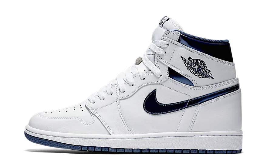 Air Jordan 1 Retro Metallic Navy (2016): Icono retro con toque metálico para tu streetwear