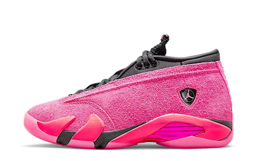 Air Jordan 14 Retro Low Shocking Pink — Rosa intenso e estilo retro urbano