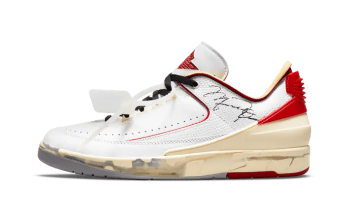 Air Jordan 2 Retro Low SP Off-White White Red: L'icona cittadina di cui hai bisogno