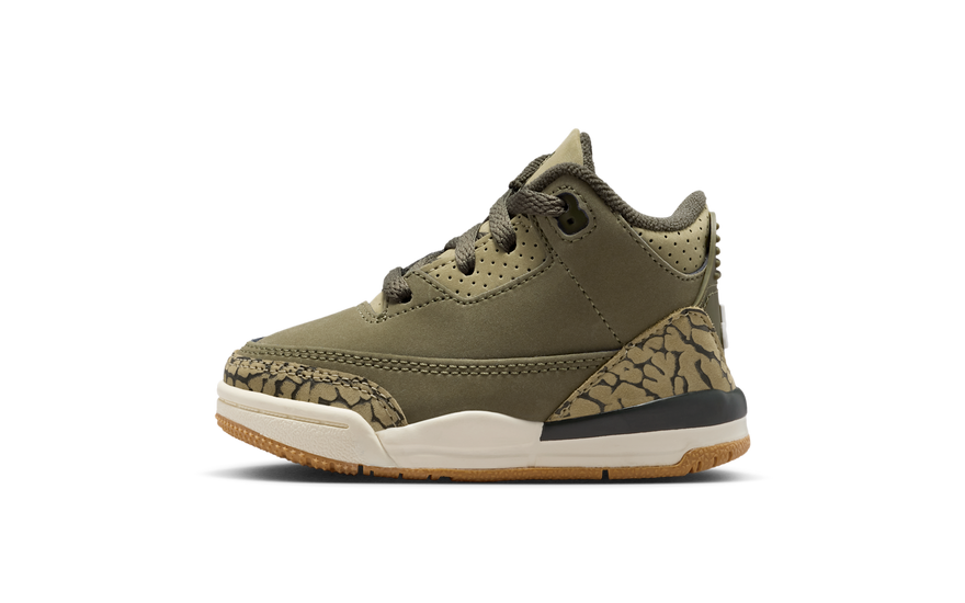 Air Jordan 3 Retro Family Affair (TD) — El ícono clásico para los peques con estilo
