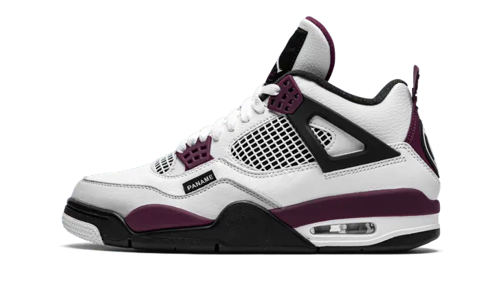 Air Jordan 4 PSG Gri Neutru Bordeaux — Stil PSG și piele de calitate superioară