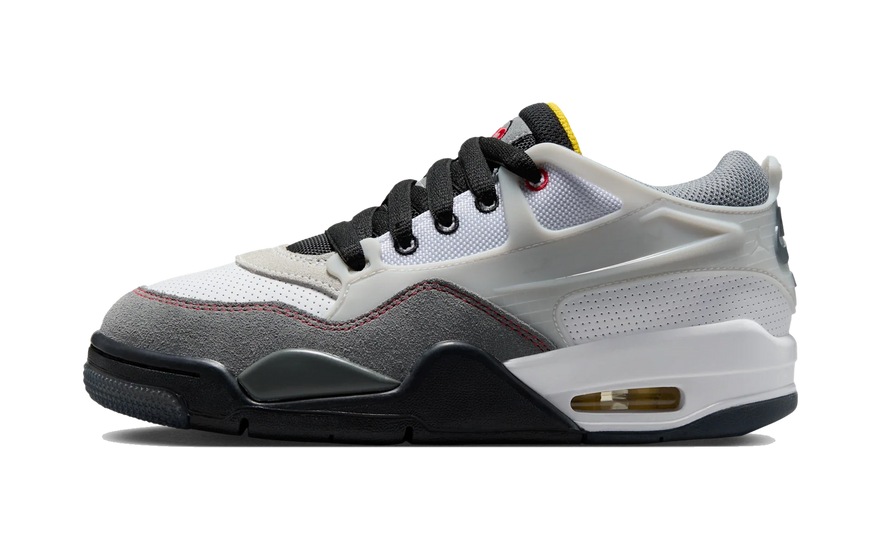 Air Jordan 4 RM Premium White Black Smoke Grey Fire Red: el 4 más cómodo para el día a día
