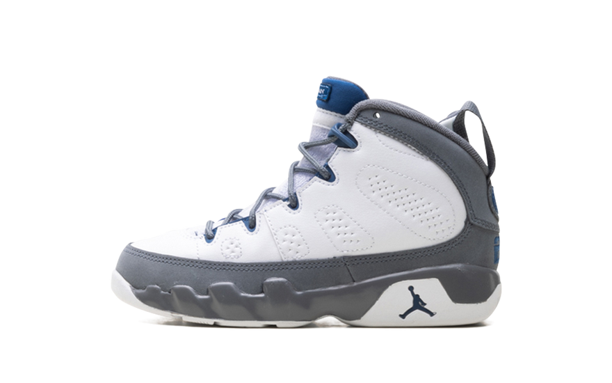Air Jordan 9 Retro Flint Grey French Blue (2026) (PS) — Estilo urbano y rendimiento icónico