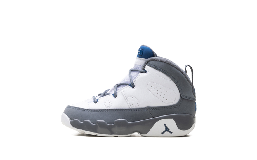 Air Jordan 9 Retro Flint Grey French Blue (2026) (TD) — Estilo retro y comodidad para niños