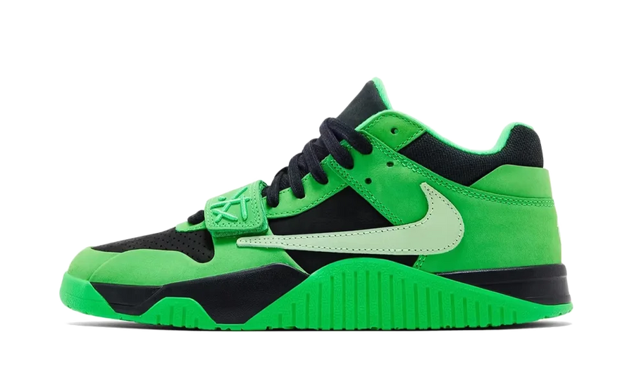 Air Jordan CJ1 T-Rexx Travis Scott Green Spark: presencia que manda en la calle